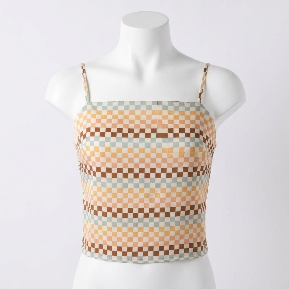 NEW SADIE & SAGE palm canyon drive camisole in ivory multi